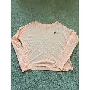 PINK Victoria’s Secret oversized long sleeve, tees